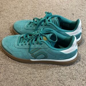 adidas Turquoise and White Sneakers